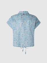 Load image into Gallery viewer, MER COTTON CAMBRIC | WAVE BLUE PEPE JEANS