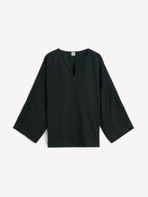 Load image into Gallery viewer, CALIAS TUNIC STYLE BLOUSE | BLACK