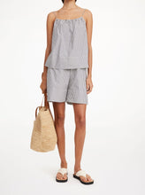 Load image into Gallery viewer, LEONNES TOP | NAVY STRIPES BY MALENE BIRGER