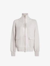 Load image into Gallery viewer, ROXBURY ZIP THROUGH | IVORY MARL