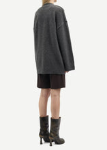 Load image into Gallery viewer, SACELESTE CARDIGAN | BLACK OYSTER SAMSOE SAMSOE