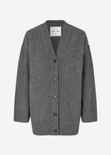 Load image into Gallery viewer, SACELESTE CARDIGAN | BLACK OYSTER SAMSOE SAMSOE