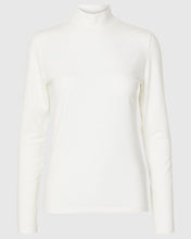 Load image into Gallery viewer, SLFMANJA LS HIGH NECK | SNOW WHITE SELECTED