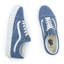 Load image into Gallery viewer, OLD SKOOL THREADED | DENIM BLEUE/WHITE VANS