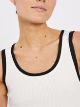 Load image into Gallery viewer, SHERRY U-NECK  | OFF WHITE/BLACK DETAIL NORR