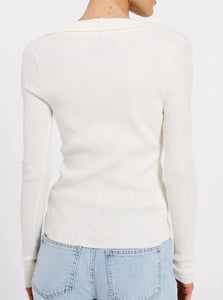 SHERRY KNIT CARDIGAN  | OFF WHITE NORR