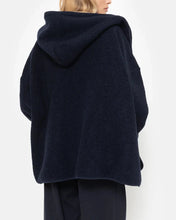 Load image into Gallery viewer, KENJI WOOL OVERSIZED JACKET W/ HOODIE | NAVY AME