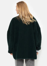 Load image into Gallery viewer, HANNAH WOOL OVERSIZED JACKET | DARK GREEN AME