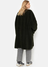 Load image into Gallery viewer, MAHAUT TEDDY OVERSIZED JACKET | DARK GREEN AME