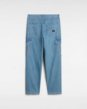 Load image into Gallery viewer, CARGO LOOSE DENIM PANT | STONEWASH / BLUE VANS