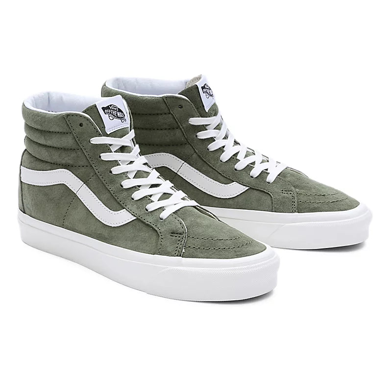 Vans sk8 hi green top suede