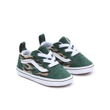 Load image into Gallery viewer, OLD SKOOL CRIB | FLAME CAMO GREEN/MULTI VANS