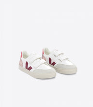 Load image into Gallery viewer, KIDS V-12 CHROMEFREE LEATHER | WHITE MULTICO NACRE