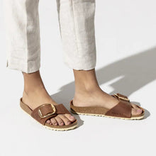 Load image into Gallery viewer, MADRID BIG BUCKLE | COGNAC ( NARROW) BIRKENSTOCK