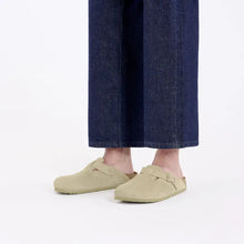 Load image into Gallery viewer, BOSTON SUEDE LEATHER I | FADED KHAKI (NARROW) BIRKENSTOCK