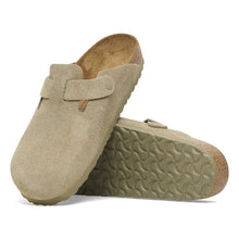 Load image into Gallery viewer, BOSTON SUEDE LEATHER I | FADED KHAKI (NARROW) BIRKENSTOCK