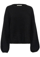 Load image into Gallery viewer, GZALPHA SLIT PULLOVER | BLACK GESTUZ