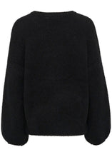 Load image into Gallery viewer, GZALPHA SLIT PULLOVER | BLACK GESTUZ