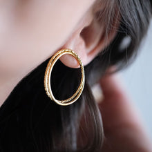 Load image into Gallery viewer, BOUCLE D'OREILLE MARIE-LOU | PLAQUE OR TIROIR DE LOU