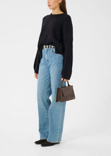 Load image into Gallery viewer, GZALPHA SLIT PULLOVER | BLACK GESTUZ