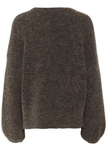 Load image into Gallery viewer, GZALPHA SLIT PULLOVER | CHESTNUT MELANGE GESTUZ