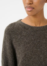 Load image into Gallery viewer, GZALPHA SLIT PULLOVER | CHESTNUT MELANGE GESTUZ