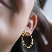 Load image into Gallery viewer, BOUCLE D'OREILLE MARIE-LOU | PLAQUE OR TIROIR DE LOU