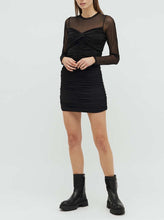 Load image into Gallery viewer, MBYM RIKITA ZEPHYRINA-M DRESS | BLACK