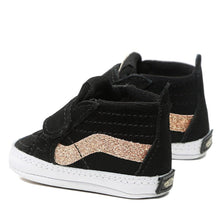 Load image into Gallery viewer, VANS SK8-HI CRIB PARTY | PARTY GLITTER BLACK/GOLD