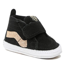 Load image into Gallery viewer, VANS SK8-HI CRIB PARTY | PARTY GLITTER BLACK/GOLD