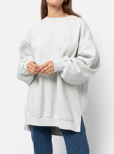 Load image into Gallery viewer, ULLA OVERSIZED SWEATSHIRT  | MARLED GREY by AME