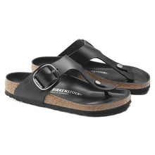 Load image into Gallery viewer, GIZEH BIG BUCKLE OILED LEATHER | BLACK