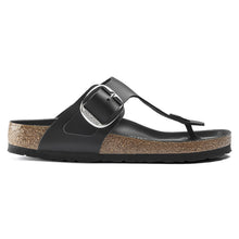 Load image into Gallery viewer, GIZEH BIG BUCKLE OILED LEATHER | BLACK