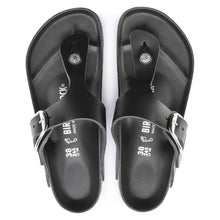 Load image into Gallery viewer, GIZEH BIG BUCKLE OILED LEATHER | BLACK