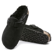 Load image into Gallery viewer, BOSTON SHEARLING SUEDE LEATHER | BLACK (NARROW)