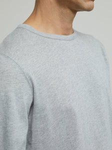 LONG SLEEVE WITH CASHMERE | GREY HEATHER MEL