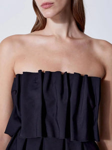 sculpted sleeveless top made from our recycled polyamide and elastane blend from House of Dagmar