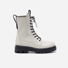 Load image into Gallery viewer, FLATTERED LOVI LEATHER BOOTS | CREAM