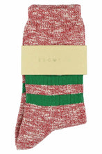 Load image into Gallery viewer, MELANGE SOCKS | WOMEN | RED/GREEN | 36/41 | ESCUYER