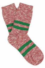 Load image into Gallery viewer, MELANGE SOCKS | WOMEN | RED/GREEN | 36/41 | ESCUYER