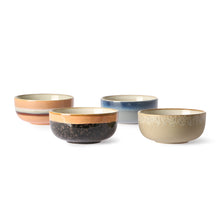 Load image into Gallery viewer, CERAMIC 70´S TAPAS BOWLS MEDIUM | SET OF 4 | HK LIVING