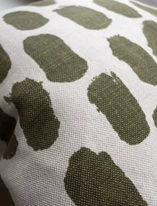 DOTS CUSHION COVER | OLIVE