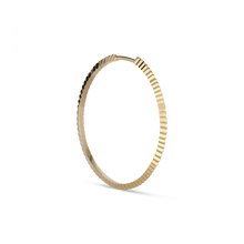 Load image into Gallery viewer, REFLECTION MIDI HOOP EARRING | GOLD