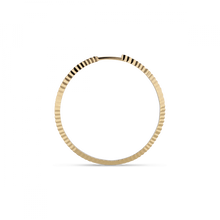 Load image into Gallery viewer, REFLECTION MIDI HOOP EARRING | GOLD