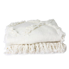 Load image into Gallery viewer, WHITE FRINGE BEDSPREAD | 270X270 | NATURAL | HK LIVING