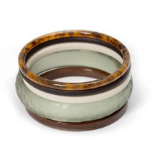 Load image into Gallery viewer, MOY BRACELETS | MULTI GREEN LAURENCE DELVALLEZ