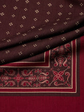 Load image into Gallery viewer, Varley WOOL BLEND BORDER SCARF | RUMBA ROSE