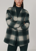 Load image into Gallery viewer, ALDERTON CHECK SCARF COAT | PONDEROSA PINE CHECK VARLEY