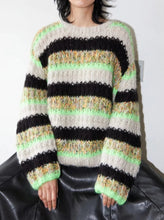Load image into Gallery viewer, SAVANNAH STRIPE PULLOVER | LIME KIT