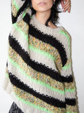 Load image into Gallery viewer, SAVANNAH STRIPE PULLOVER | LIME KIT BY DAWN X DARE